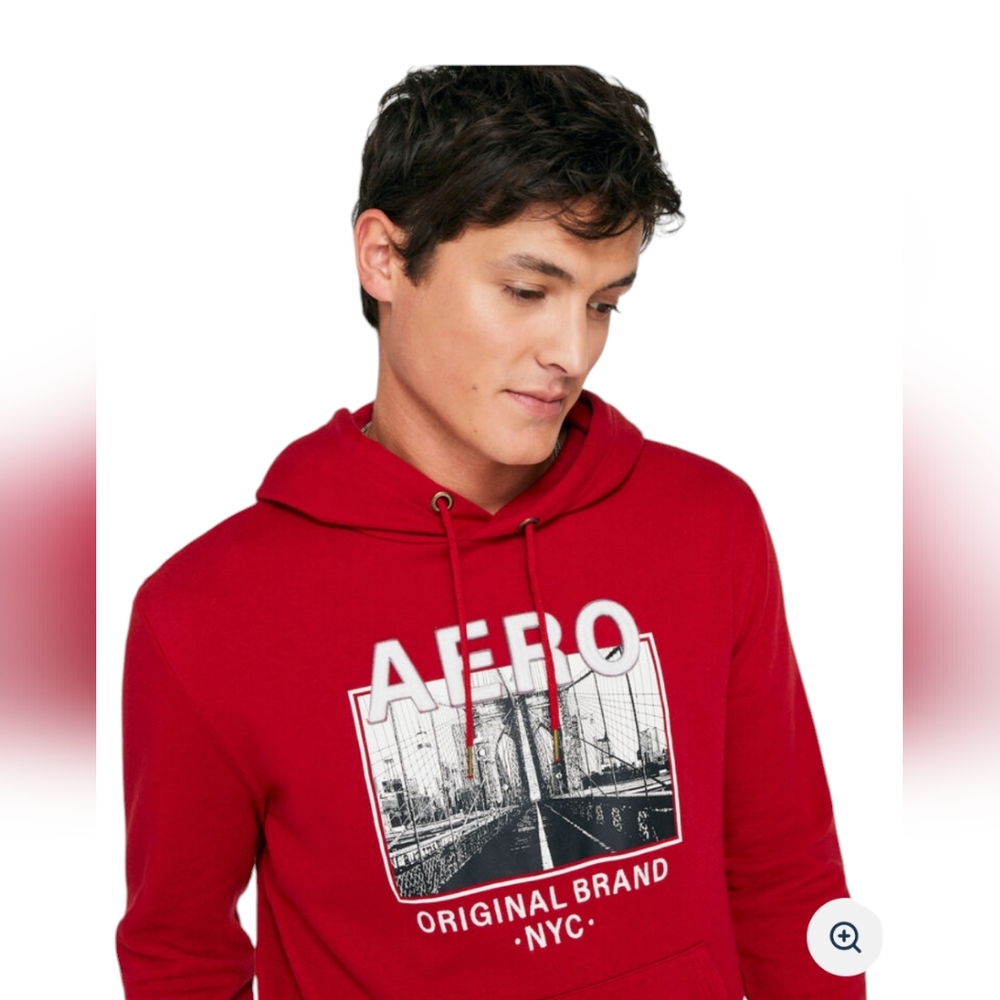 Mens Size‎ Small Red Aeropostale Hoodie